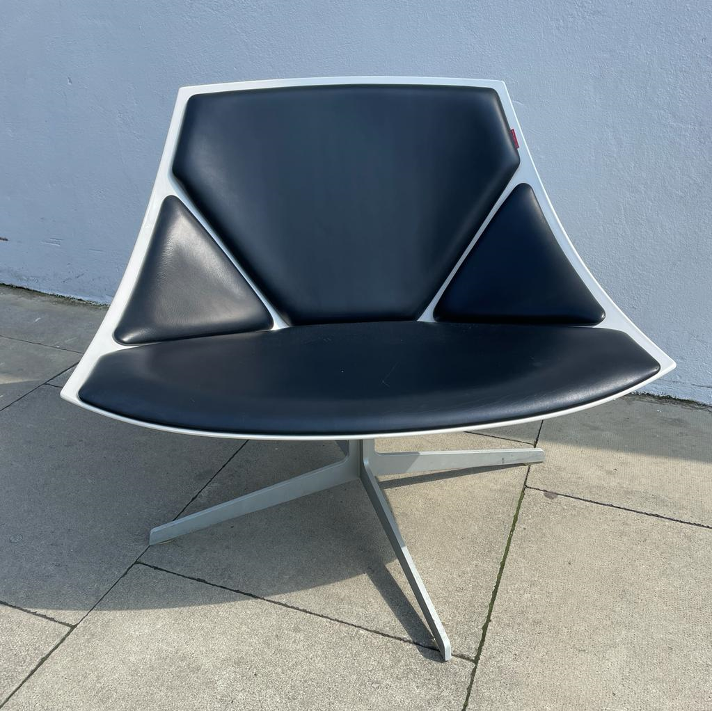 The Fritz Hansen Space Lounge Leather Chair | Interior Hype UK